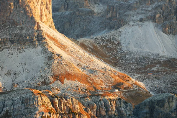 Tre Cime Three Peaks Lavaredo Drei Zinnen Three Most Famous — Stock Photo, Image