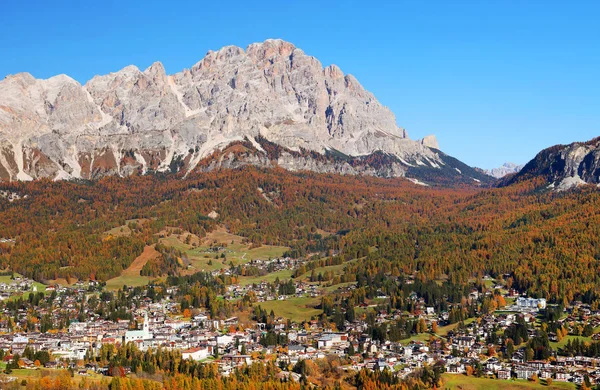 Cortina Ampezzo Las Dolomitas Tirol Del Sur Italia Europa —  Fotos de Stock