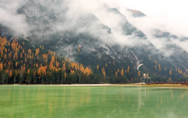 Paisaje Otoñal Alpino Los Dolomitas Italia Europa —  Fotos de Stock