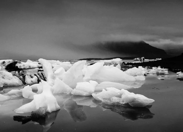 Laguna Jokulsarlon Islandii Europa — Zdjęcie stockowe