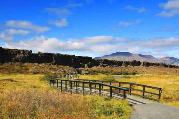 Pingvellir国立公園の風景 アイスランド ヨーロッパ — ストック写真