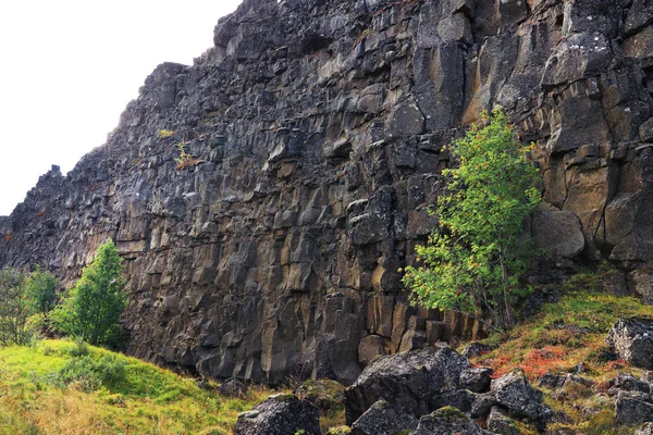 Paisaje Otoñal Del Parque Nacional Pingvellir Islandia Europa — Foto de Stock