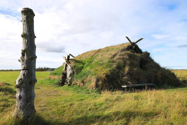 Starověký Tradiční Rajón Dům Islandu Evropa — Stock fotografie