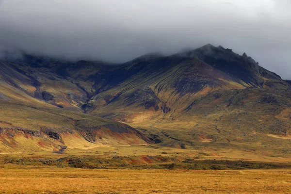 Штормовой Пейзаж Пентхаусе Снейфелснес Исландия Европа — стоковое фото