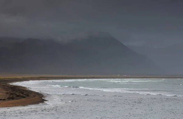 Stürmische Landschaft Auf Der Halbinsel Snaefellsness Island Europa — Stockfoto