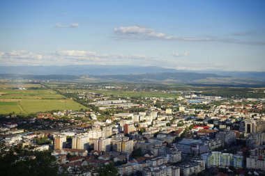 Transilvanya, Romanya ve Avrupa 'daki Deva kentinin mimarisi