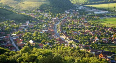 Transilvanya, Romanya ve Avrupa 'daki Deva kentinin mimarisi