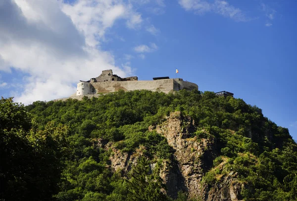 Deva Fortress Built Mid Thirteenth Century Top Fortress Hill Place — Stock Photo, Image