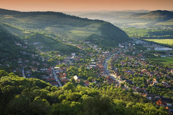 Architecture Deva City Transylvania Romania Europe — Stock Photo, Image