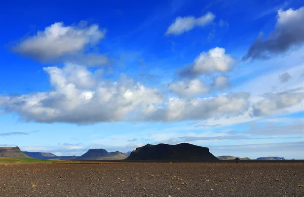 Paysage Alpin Volcanique Dans Parc Naturel Skaftafell Islande Europe — Photo