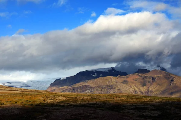 Paisagem Alpina Vulcânica Parque Natural Skaftafell Islândia Europa — Fotografia de Stock