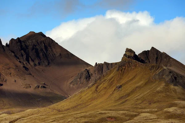 Paisagem Alpina Vulcânica Parque Natural Skaftafell Islândia Europa — Fotografia de Stock