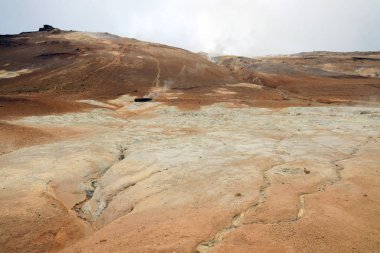 İzlanda 'da İzlanda, İzlanda, İzlanda, İzlanda yakınlarındaki Hver jeotermal bölgesi
