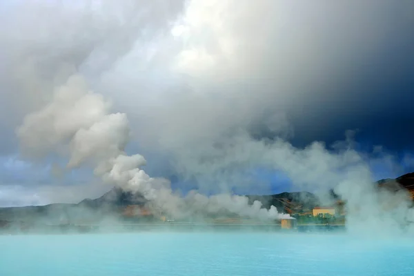 Geotermální Oblast Hverir Islandu Jezera Myvatn Island Evropa — Stock fotografie