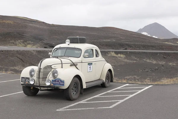 Oldtimer Car Icelandic Saga Rallye Iceland Europe — Stockfoto