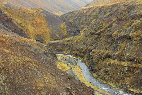 Каньон Исландии Осмотр Природы Исландии — стоковое фото
