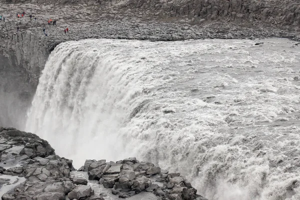 Stock image Amazing Iceland landscape at Dettifoss waterfall in Northeast Iceland region. Dettifoss is a waterfall in Vatnajokull National Park reputed to be the most powerful waterfall in Europe.