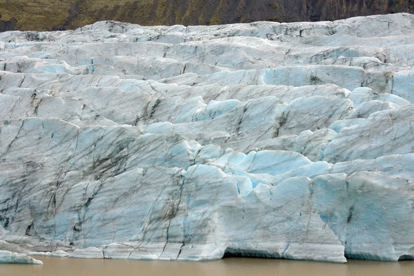 Paisagem Geleira Svinafellsjokull Parque Natural Skaftafell Islândia Europa — Fotografia de Stock