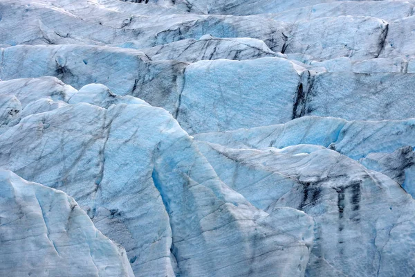 Svinafellsjokull Gletsjerlandschap Het Skaftafell Natuurpark Ijsland Europa — Stockfoto