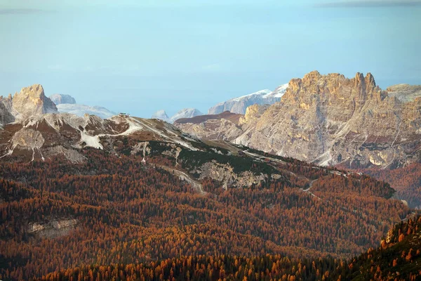 Lever Soleil Dans Les Dolomites Italie Europe — Photo