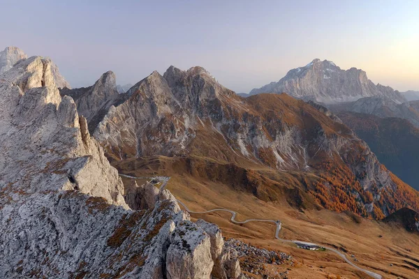 Sunrise Alpine Light Dolomites Italy Europe — Stock Photo, Image