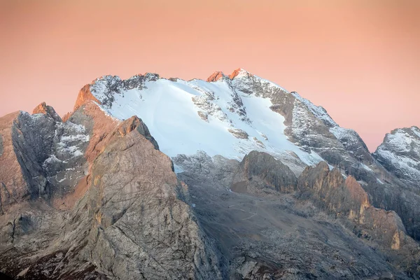 Sonnenaufgang Alpenlicht Den Dolomiten Italien Europa — Stockfoto