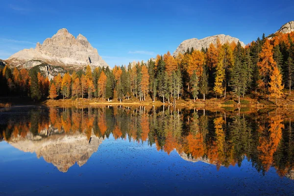 Autumn Alpine Light Dolomites Italy Europe — Stock Photo, Image