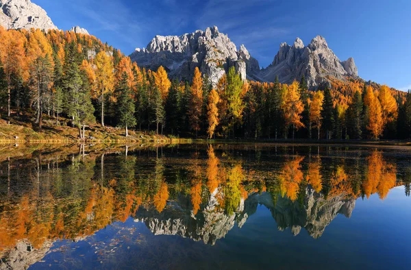 Podzimní Alpské Světlo Dolomitech Itálie Evropa — Stock fotografie
