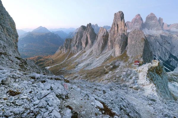 Cadini Misurina Dolomity Europa — Zdjęcie stockowe