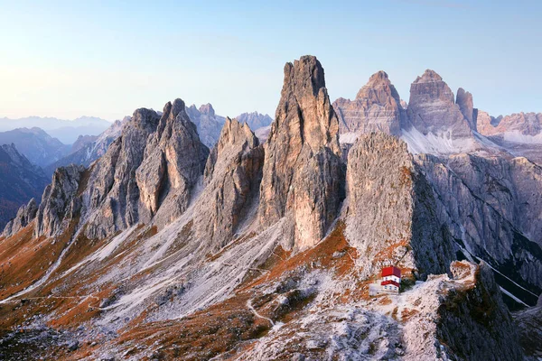 Luce Alpina Autunnale Nelle Dolomiti Italia Europa — Foto Stock