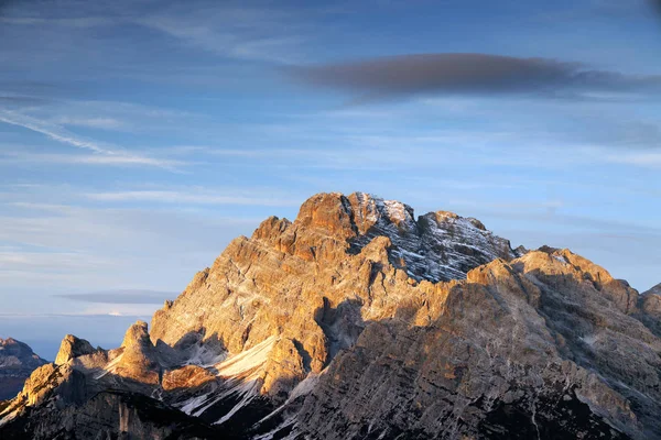 Αλπικό Τοπίο Του Cristallo Mountain Δολομίτες Ιταλία — Φωτογραφία Αρχείου