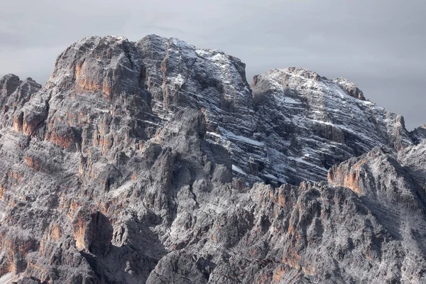 Paisagem Alpina Montanha Cristallo Dolomites Itália — Fotografia de Stock