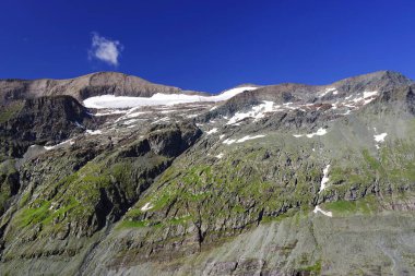 Avusturya, Hohe Tauern Ulusal Parkı 'nda yaz manzarası. Alpler Panoraması, Ulusal Park Hohe Tauern