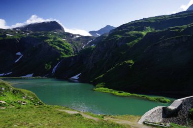 Avusturya, Hohe Tauern Ulusal Parkı 'nda yaz manzarası. Alpler Panoraması, Ulusal Park Hohe Tauern