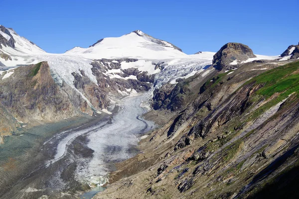 Pasterze Ledovec Národním Parku Hohe Tauern Rakousko Evropa — Stock fotografie