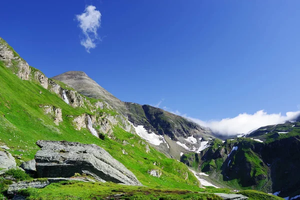 Avusturya Hohe Tauern Ulusal Parkı Nda Yaz Manzarası Alpler Panoraması — Stok fotoğraf