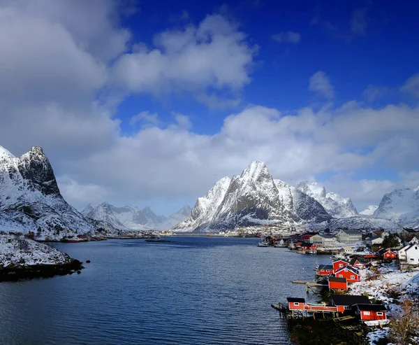 Traditional Fishermen Cabins Lofoten Archipelago Norway Europe — Stock Photo, Image
