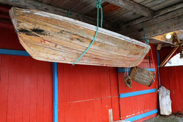 Cabañas Pescadores Tradicionales Lofoten Archipiélago Noruega Europa — Foto de Stock