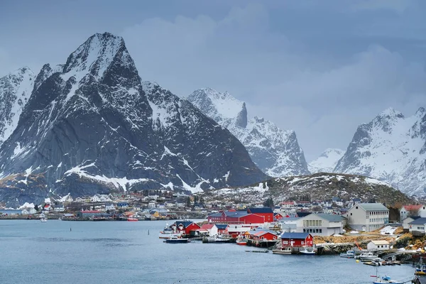 Reine Resort Στο Αρχιπέλαγος Lofoten Νορβηγία Ευρώπη — Φωτογραφία Αρχείου