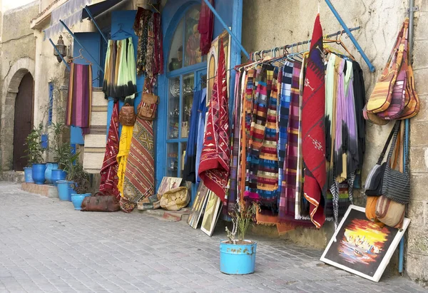 Traditionele Marokkaanse Winkels Essaouira Afrika — Stockfoto