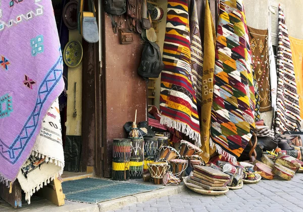 Παραδοσιακό Μαροκινό Κατάστημα Στην Essaouira Αφρική — Φωτογραφία Αρχείου