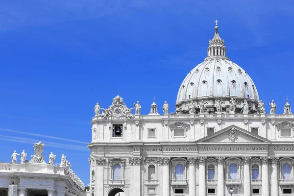 Szczegóły Budynków Piazza San Pietro Plac Piotra Watykanie Rzym Europa — Zdjęcie stockowe