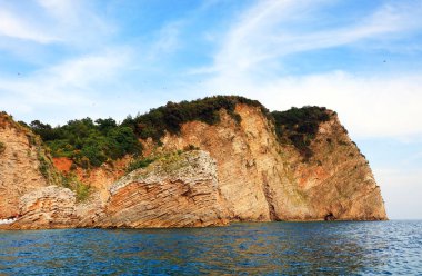 Budva, Karadağ, Avrupa 'daki Adriyatik kıyıları