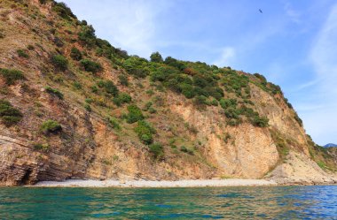 Budva, Karadağ, Avrupa 'daki Adriyatik kıyıları