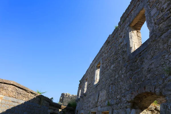 Ruínas Fortaleza Kotor Montenegro Europa — Fotografia de Stock