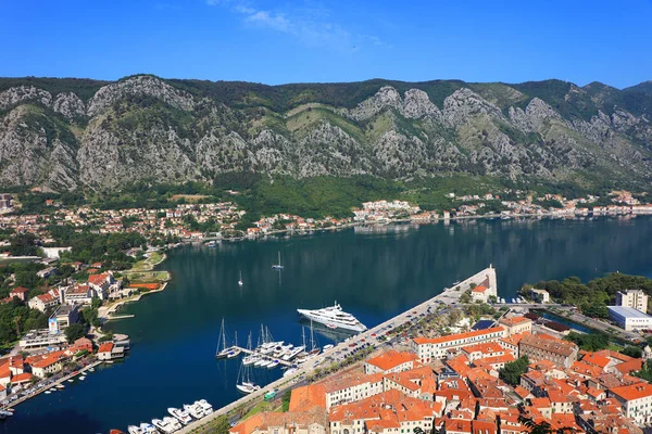Kotor Cidade Velha Baía Montenegro Europa — Fotografia de Stock