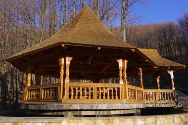Maramures, Romanya ve Avrupa 'da geleneksel ahşap mimari ayrıntılar