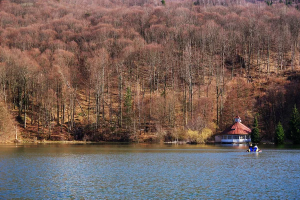 Λίμνη Μογκόσα Στη Ρουμανία Ευρώπη — Φωτογραφία Αρχείου