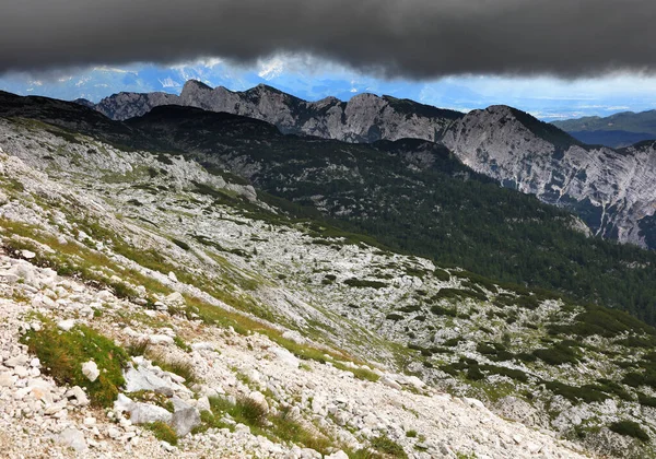 Summer Alpine Landscape Triglav National Park Julian Alps Slovenia Europe — Stock Photo, Image