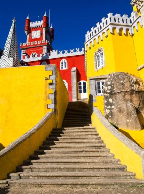 Palacio da Pena - Sintra, Lisboa, Portekiz, Avrupa